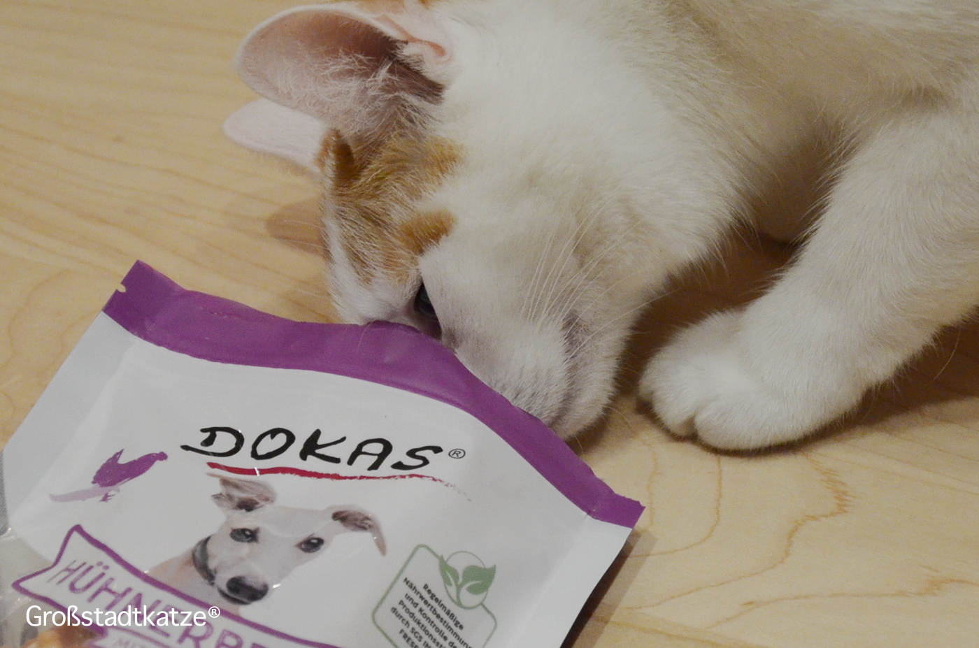 Erfahrung Dokas Snack Katze | Gute Leckerli für Katzen