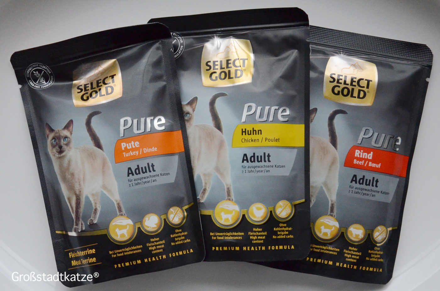 Erfahrung Katzenfutter SELECT GOLD Pure | Katzenfutter Test