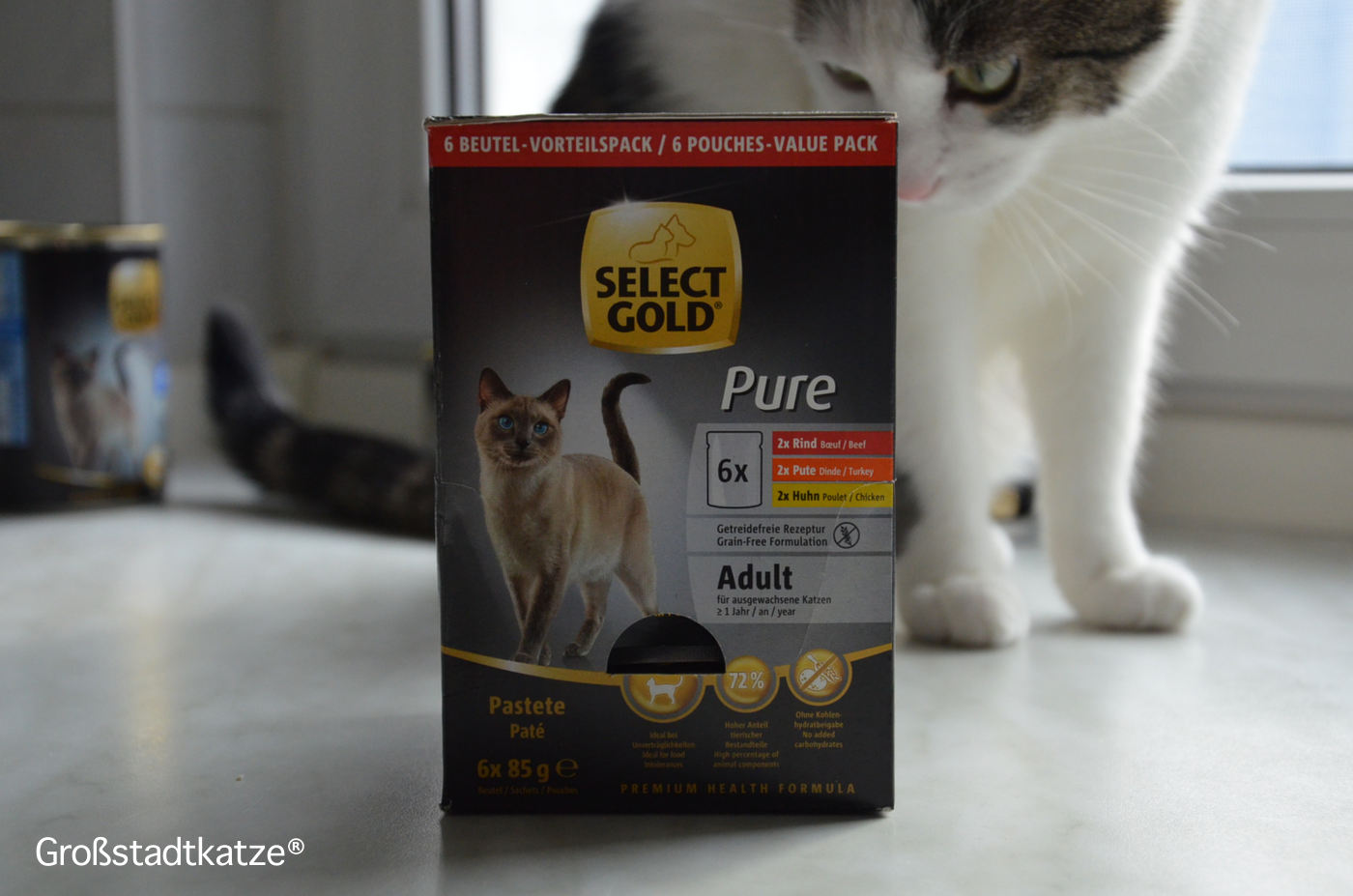 Erfahrung Katzenfutter SELECT GOLD Pure | Katzenfutter Test